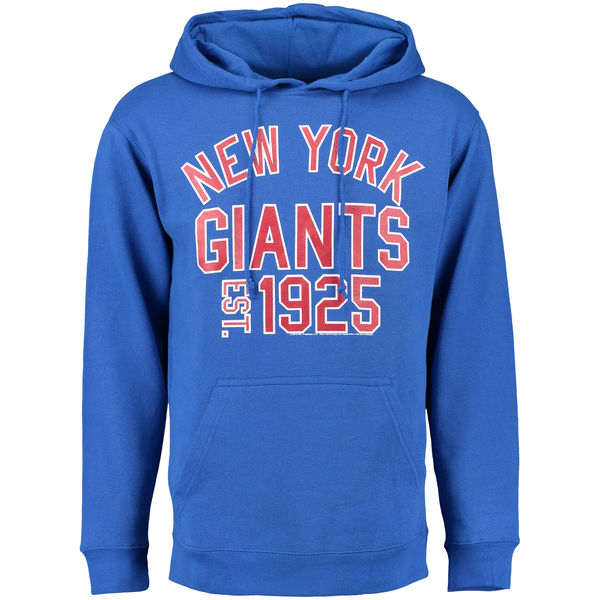 Men New York Giants End Around Pullover Hoodie Royal->baltimore ravens->NFL Jersey